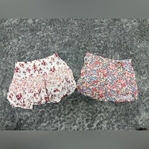 Floral Print Skirts Set